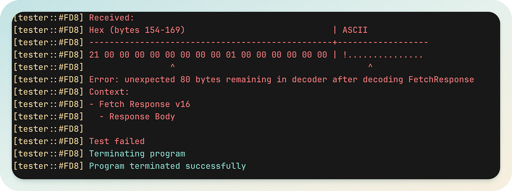 Fetch multiple messages from disk - Challenges - CodeCrafters