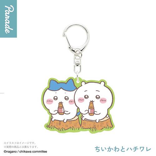 【カプセルトイ新作情報】Parade『ちいかわ ラバーキーホルダー』6月中旬より登場！