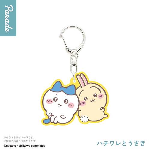 【カプセルトイ新作情報】Parade『ちいかわ ラバーキーホルダー』6月中旬より登場！