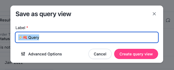 Name your query