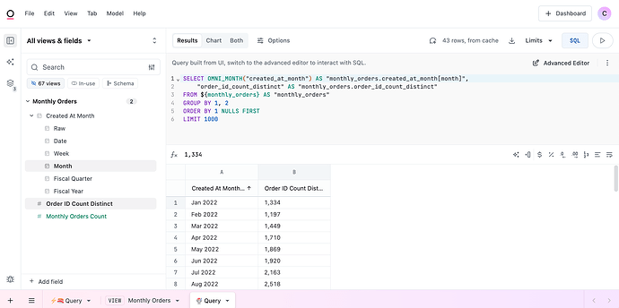 Underlying SQL