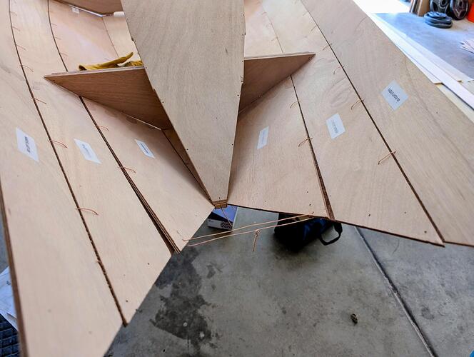 transom prep pull boards together