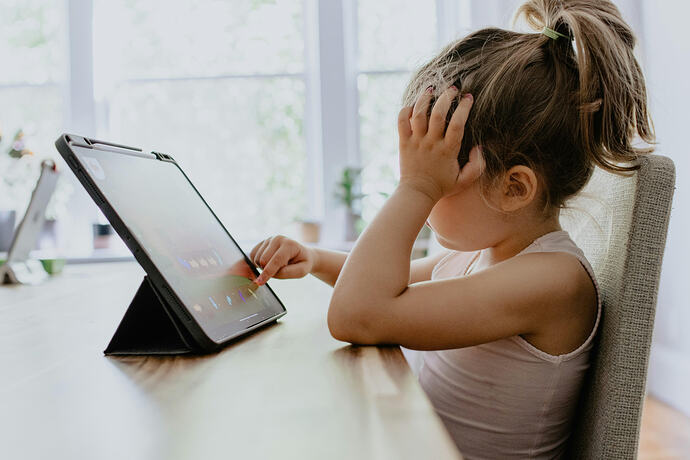 Screen time and kids