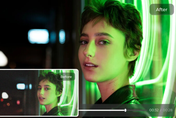 enhance old clips to 1080p