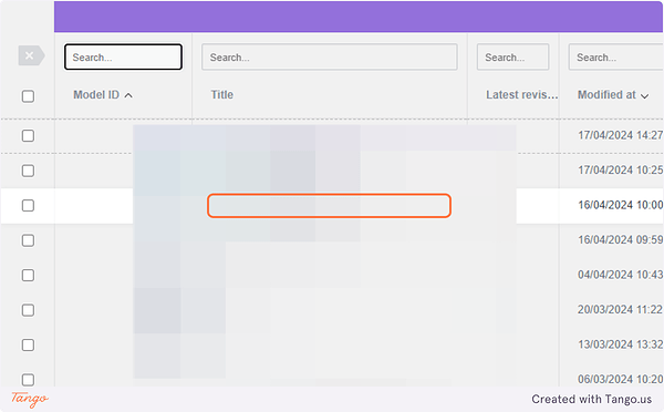 Click on the component you want access to