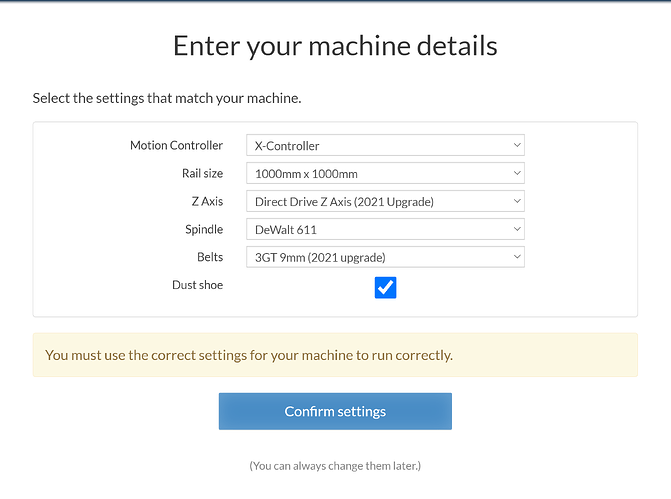 upgradesmachinesetup