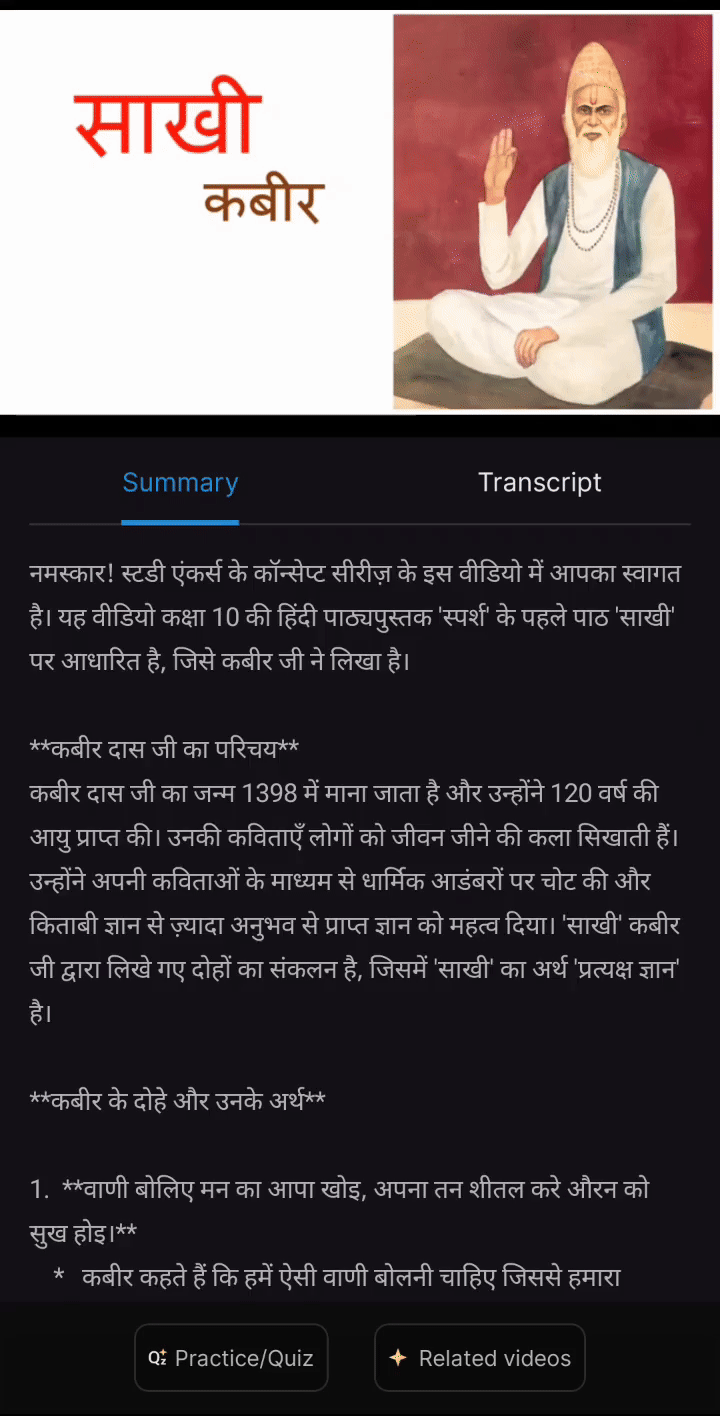 AI Transcripts and Summary