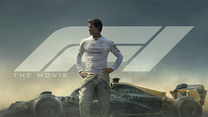 F1 The Movie official Apple TV Press image