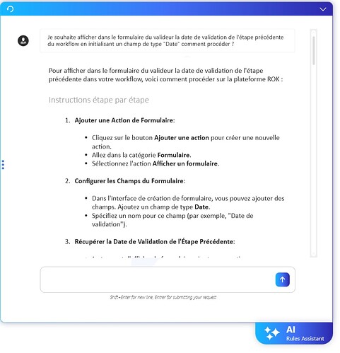 Automatically Record the Validation Date Using the AI Assistant