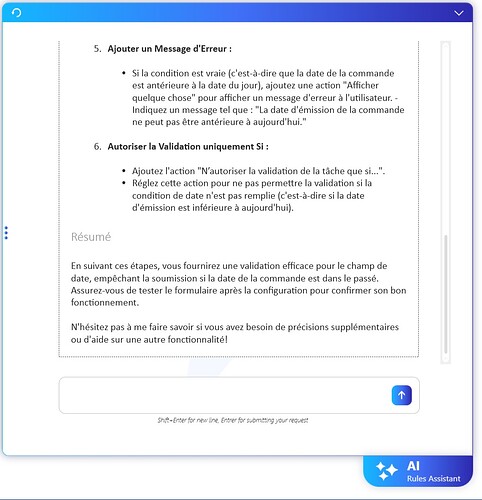 Trigger a Conditional Rule Without Coding? Let the AI Assistant Guide You