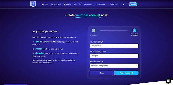 Request form
