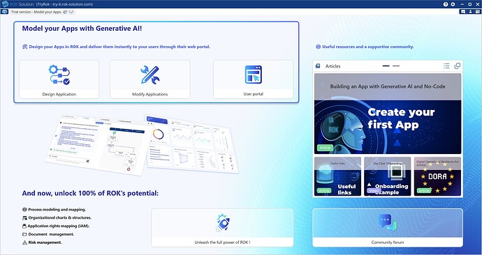 App Modeling and User Portal Access