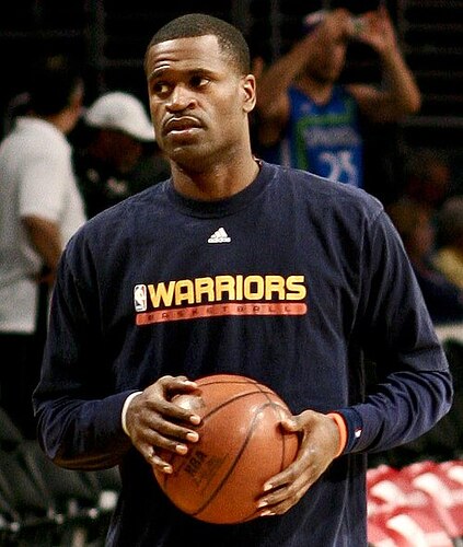 Stephen Jackson during his NBA career, known for rugged defense and versatility.