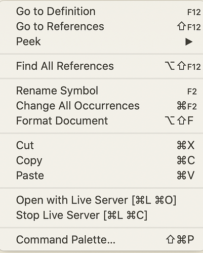 live server window