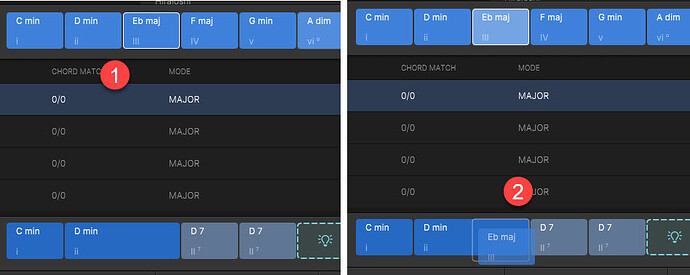 Replace Chord Issue