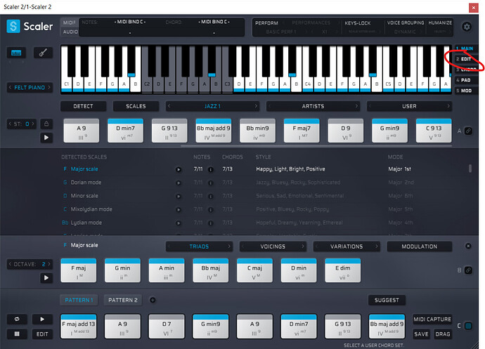 transpose song 1