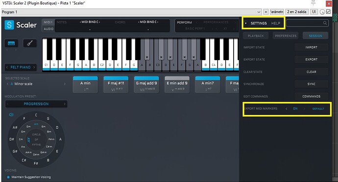 Scaler Settings