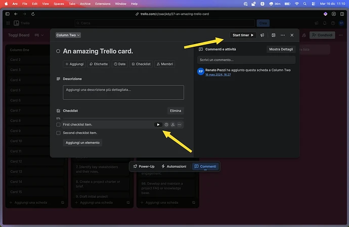 Trello Browser Extension Button
