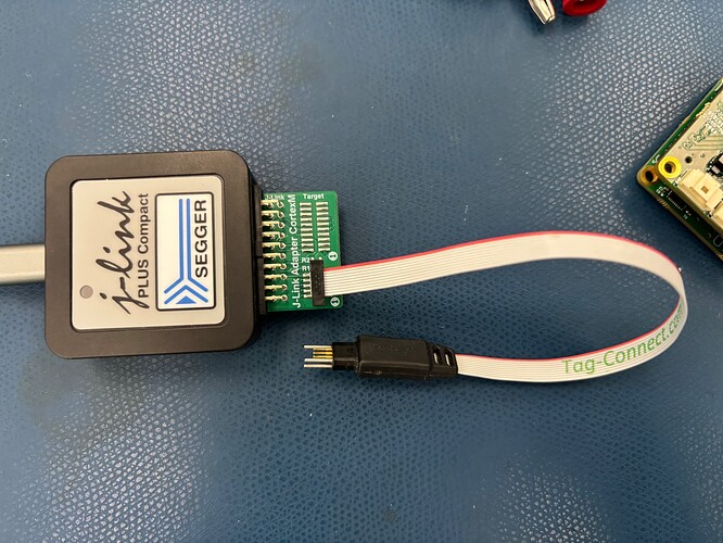 JLink and the debug cable.