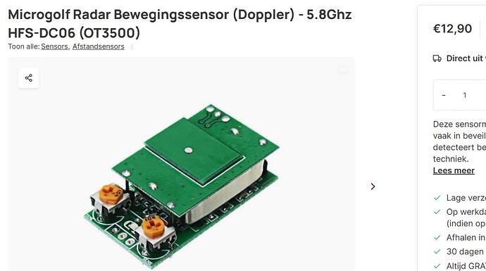 Bewegings sensor