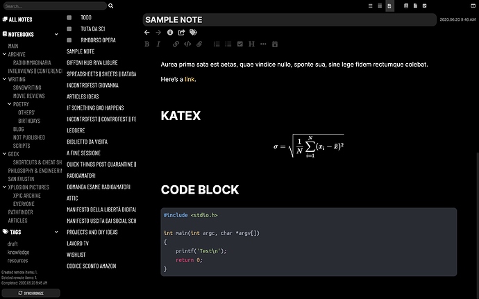 Parsed sample part 2