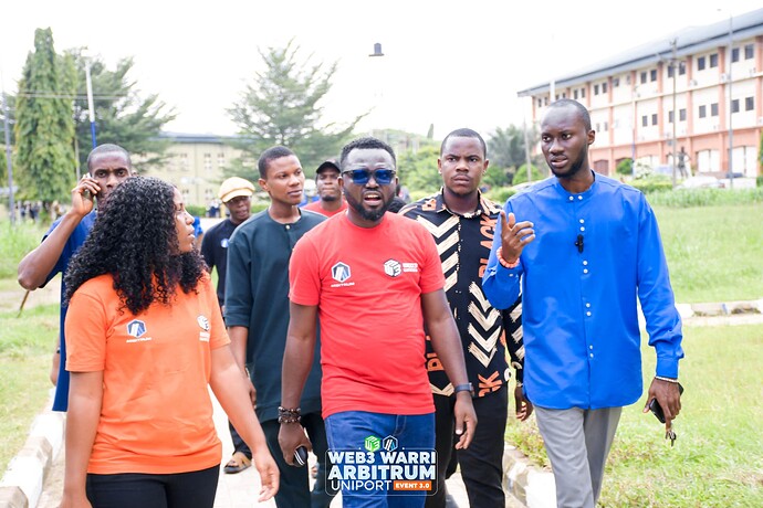 President of the Faculty of Science Student Association leading us on a tour.