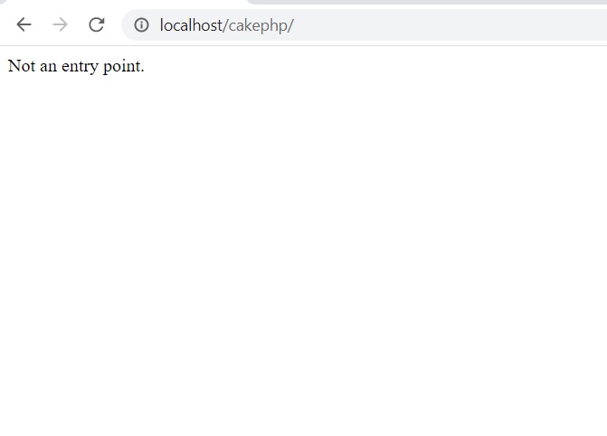 cakephp error