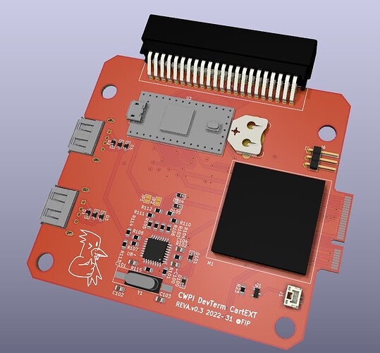 Raytrace of the board
