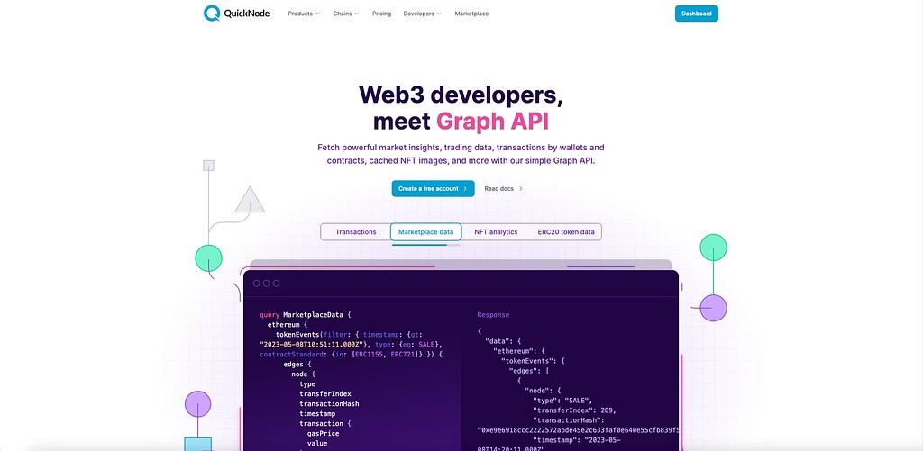 Graph API: Query NFTs, Tokens, and Transactions - QuickNode Products ...
