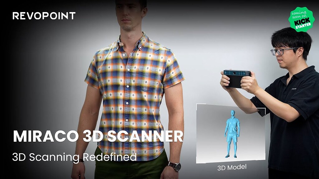Revopoint Miraco 3d Scanner Next Gen Body Face Scanning In Action Revopoint Miraco 3d Scanner Next Gen Body Face Scanning In Action