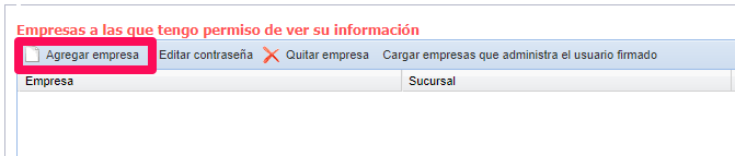 agregar empresa