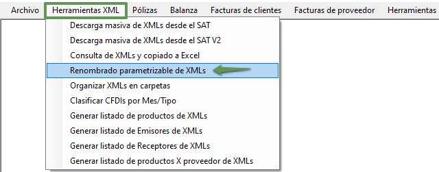 RENOMBRAR XML