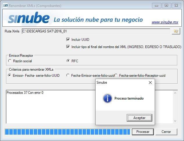 PROCESO TERMINADO