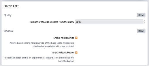 Batch Edit User Preferences