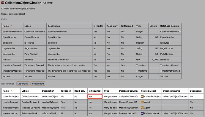 Required Many-to-one Relationship