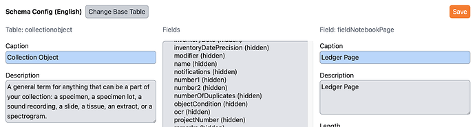 Collection Object - fieldNotebookPage