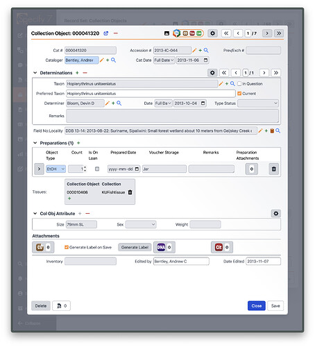 Viewing linked records in dialog