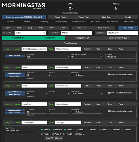 Toggle mode default back to POS 1