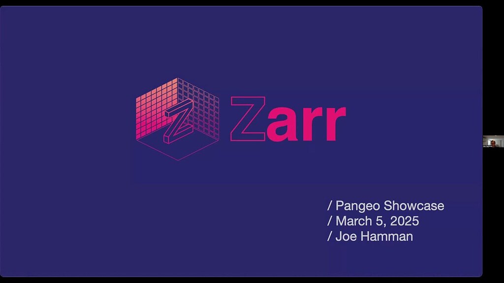 Pangeo Showcase: "Zarr Python 3 and beyond" (March 05, 2025) - Pangeo ...