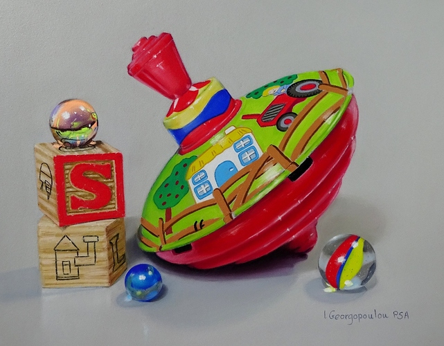 S is for Spinning Top