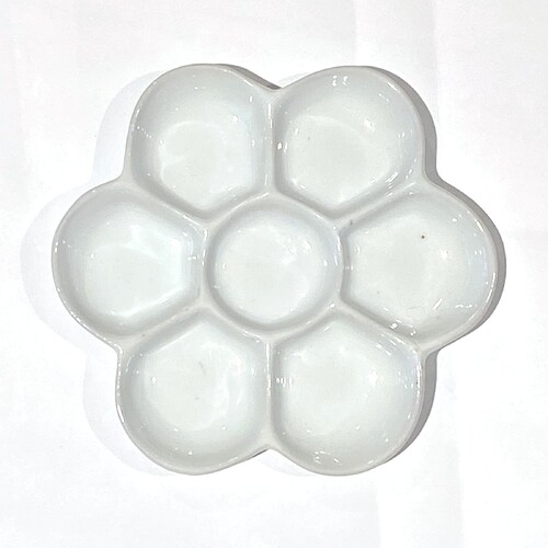 ceramic palette for ink