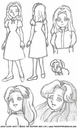sonic-the-hedgehog-maria-robotnik-sketch-studies