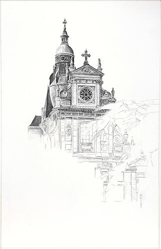 11x17 ink - architecture