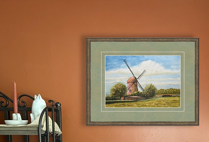 Landscape frame and mattes 3a