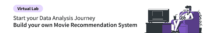 Movie recommendation system Banner