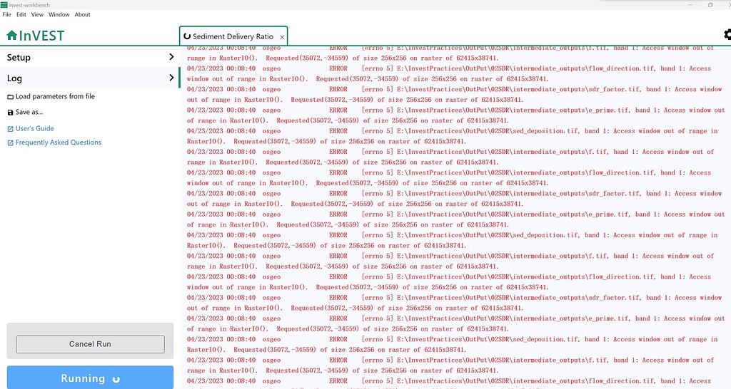Access window out of range in rasterio software support natural