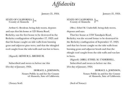 Affidavits