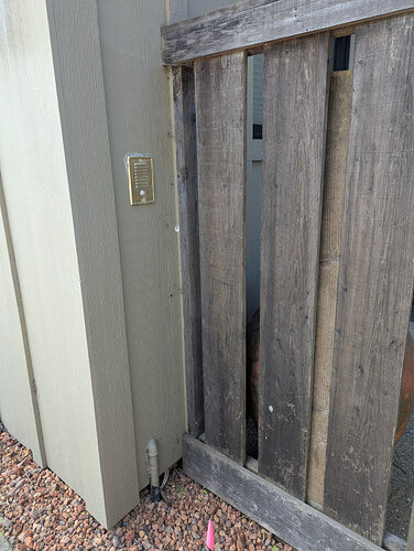 Attached Fence must be removed