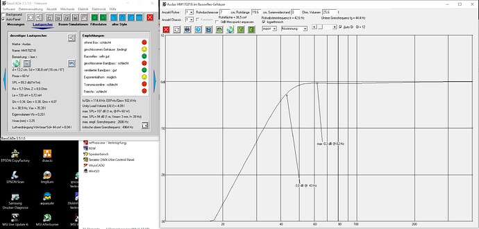 Simulation with original TS Parameter