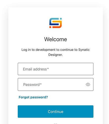 Designer Log in 2